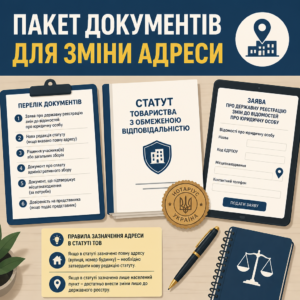 Перечень документов для регистратора и правила указания адреса ООО в уставе