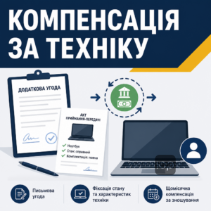 Документы для компенсации за использование собственного ноутбука