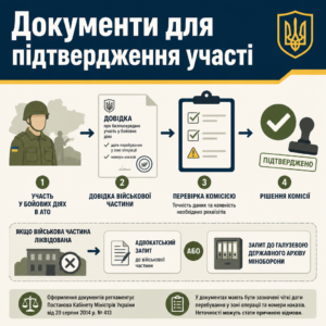 Документы для установления факта участия в боевых действиях в АТО