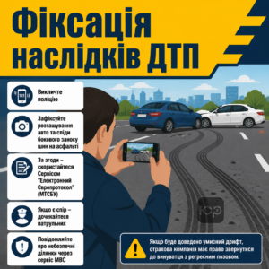 Фиксация последствий ДТП после дрифта