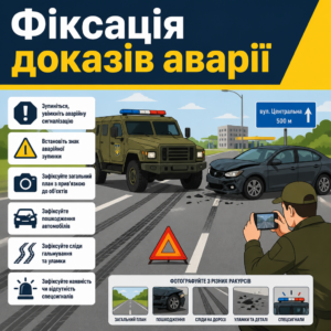 Фиксация обстоятельств и доказательств после ДТП со спецтранспортом