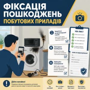 Как правильно зафиксировать, что сгорела техника от света