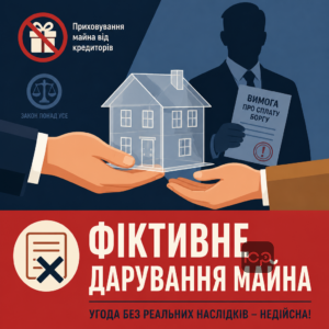 Фиктивный договор дарения для сокрытия имущества