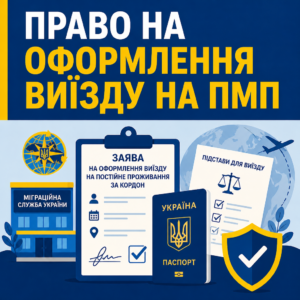 Оформлення виїзду на постійне проживання за кордон ПМП через органи міграційної служби
