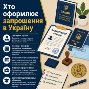 Право оформления гостевого и делового приглашения для иностранца в Украине