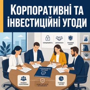 Основні умови корпоративних та інвестиційних угод для захисту засновників
