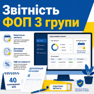 Квартальна звітність ФОП 3 групи та форми податкових декларацій