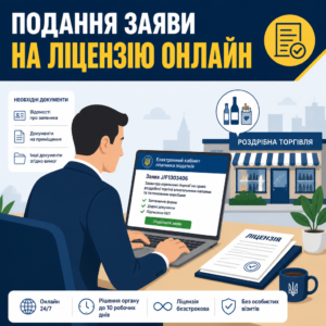 Оформлення ліцензії на алкоголь та тютюн через електронний кабінет платника податків