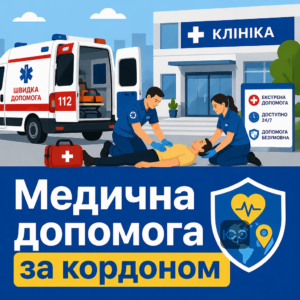 Медична допомога за кордоном при виникненні хвороба за кордоном без страховки