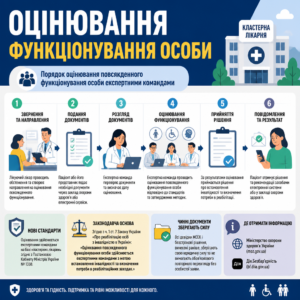 Порядок оцінювання повсякденного функціонування особи експертними командами