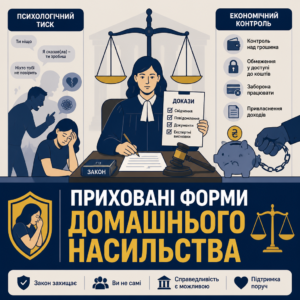 Доказування психологічного та економічного домашнього насильства в суді