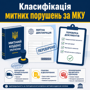 Статьи Таможенного кодекса Украины и ответственность за правонарушения