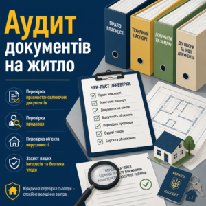Перевірка документів та правовстановлюючих актів на нерухомість