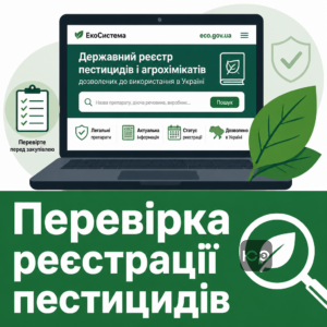 Як перевірити державну реєстрацію пестицидів через ЕкоСистему