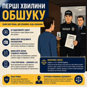 Обыск в квартире и первые минуты процессуального действия