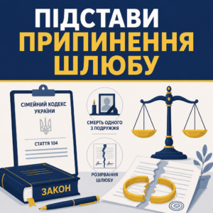 Законные основания для расторжения брака и прекращения брачных отношений в Украине