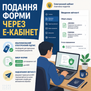 Подача формы сообщения о принятии работника в Электронном кабинете ДПС