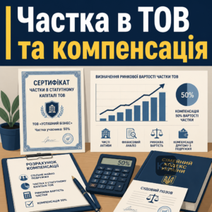 Расчет компенсации за долю в уставном капитале ООО во время развода