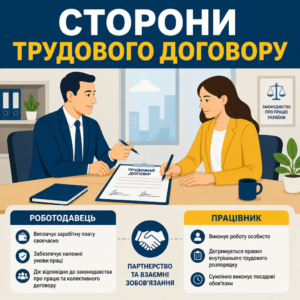 Стороны и сущность трудового договора в трудовом праве Украины