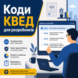 Популярні коди КВЕД для ІТ ФОП програмування та консалтинг
