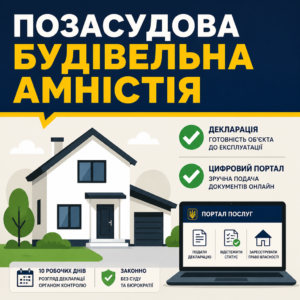 Позасудова легалізація самочинного будівництва через будівельну амністію