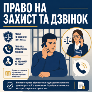 Реализация права на молчание и телефонный звонок адвокату задержанного