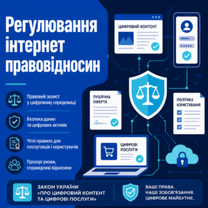 Правовідносини в мережі інтернет та особливості регулювання цифрових послуг