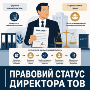 Особливості правового статусу директора при звільненні керівника підприємства