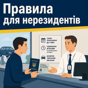 Правила перебування авто на іноземній реєстрації для нерезидентів