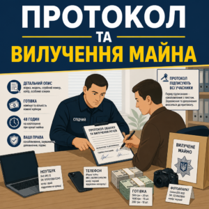 Протокол обыска и внесение замечаний владельцем
