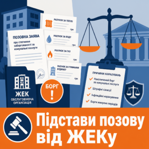 Судебный иск от жэка за коммунальный долг и причины начислений