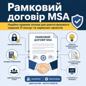 Графическое изображение разработка договора MSA для IT-услуг