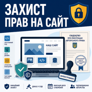 Реєстрація авторського права на веб-сайт та офіційне закріплення прав на цифровий дизайн