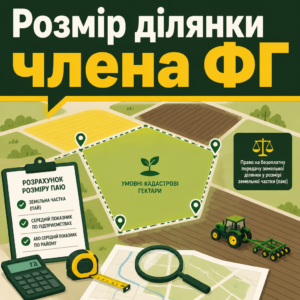 Розрахунок розміру паю для члена фермерського господарства