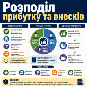 Обов'язкові умови партнерського договору про розподіл прибутку