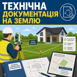 Розробка технічної документації для приватизації земельної ділянки під житловим будинком