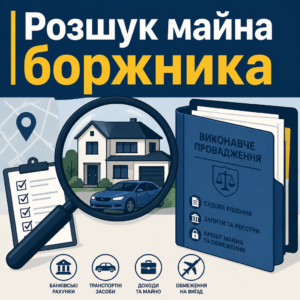 Виконавче провадження та розшук майна боржника по аліментах