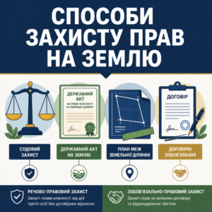 Речові та зобов'язальні способи захисту прав на земельну ділянку