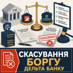 Взыскание долга Дельта Банка и Укрсиббанка в судебном порядке