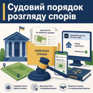 Судовий порядок вирішення земельних спорів та захист прав