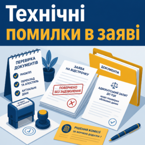 Технические ошибки в заявлении и адвокатский запрос в ТЦК для проверки учетных данных