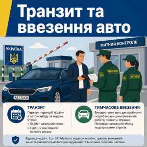 Транзит і тимчасове ввезення авто на іноземній реєстрації