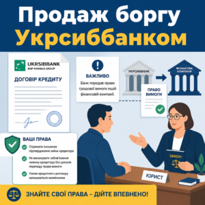 Укрсиббанк продал долг коллекторам: проверка прав требования