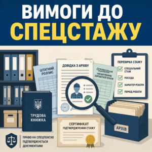 Требования к специальному стажу и подтверждение документов для спецпенсии
