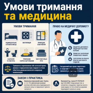 Условия содержания осужденных и право на медицинскую помощь