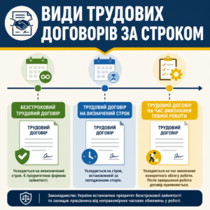 Классификация и виды трудовых договоров по сроку действия