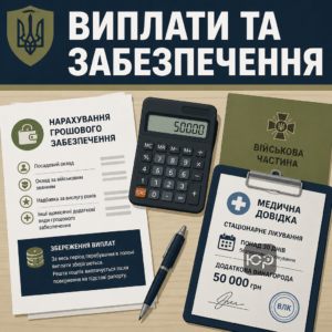 Виплати військовим після полону: збереження забезпечення та доплати на лікуванні