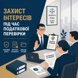 Юридичний супровід податкових перевірок підприємств та захист платників