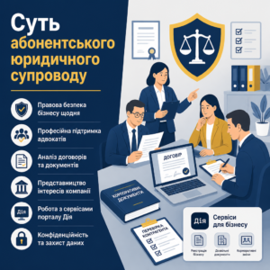 Абонентское юридическое сопровождение бизнеса для безопасной операционной работы предприятия