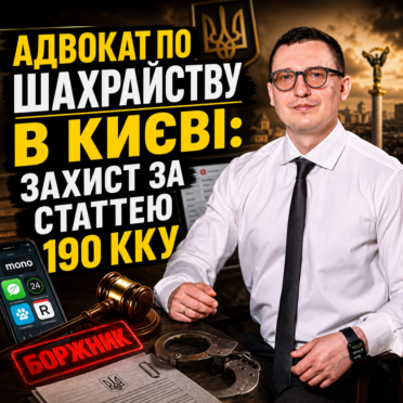 Адвокат по шахрайству в Києві: захист за статтею 190 ККУ